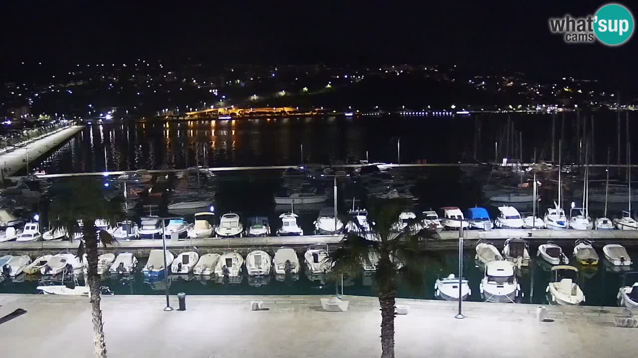 Webcam en direct du port de Koper – port de croisière et de fret – Slovénie