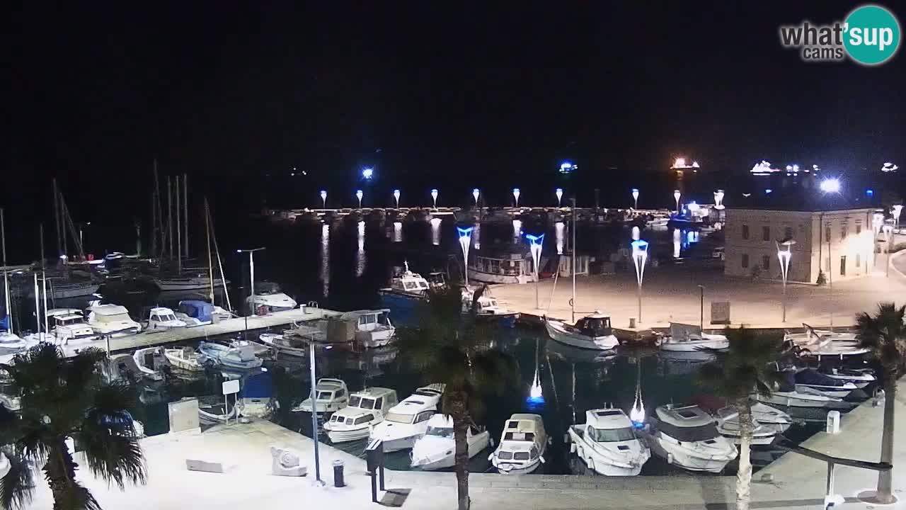 Webcam Capodistria – marina e lungo mare dall’Hotel Grand Koper
