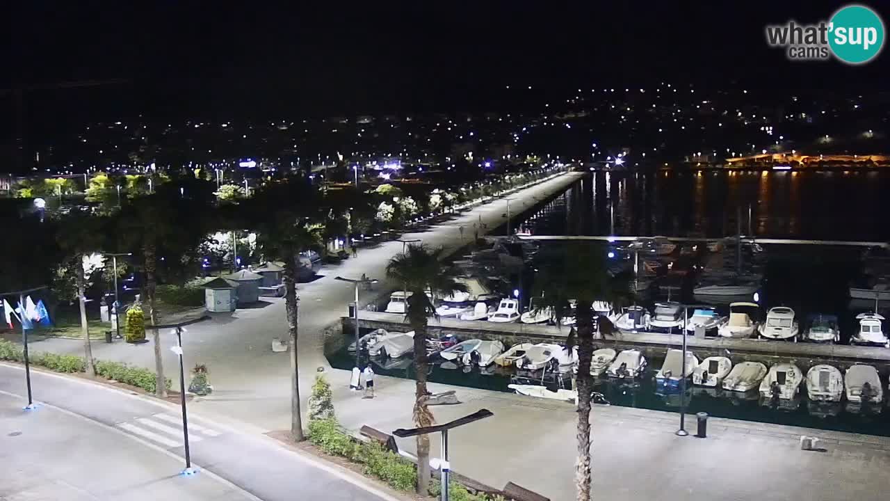 Webcam Capodistria – marina e lungo mare dall’Hotel Grand Koper