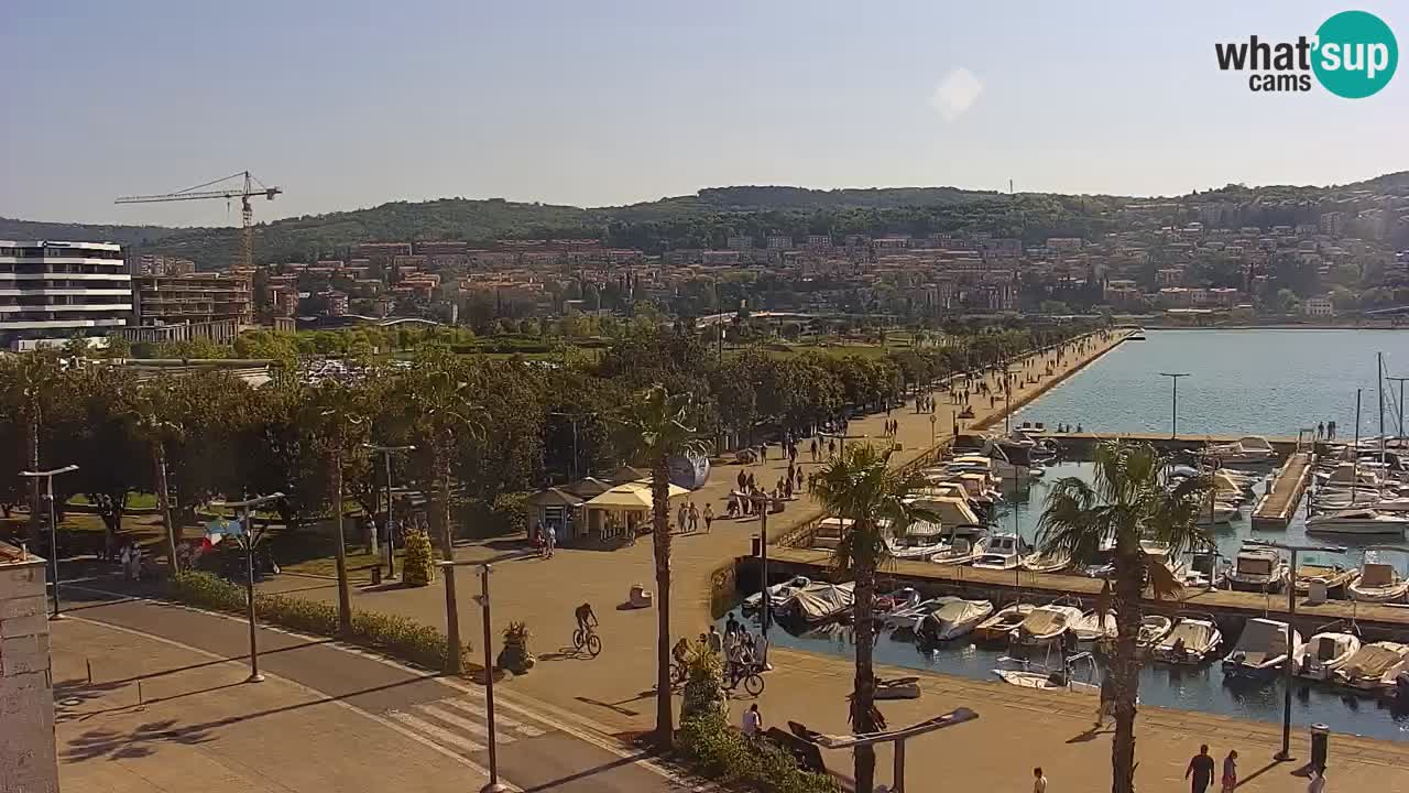 The Port of Koper live webcam – cruise and cargo port – Slovenia