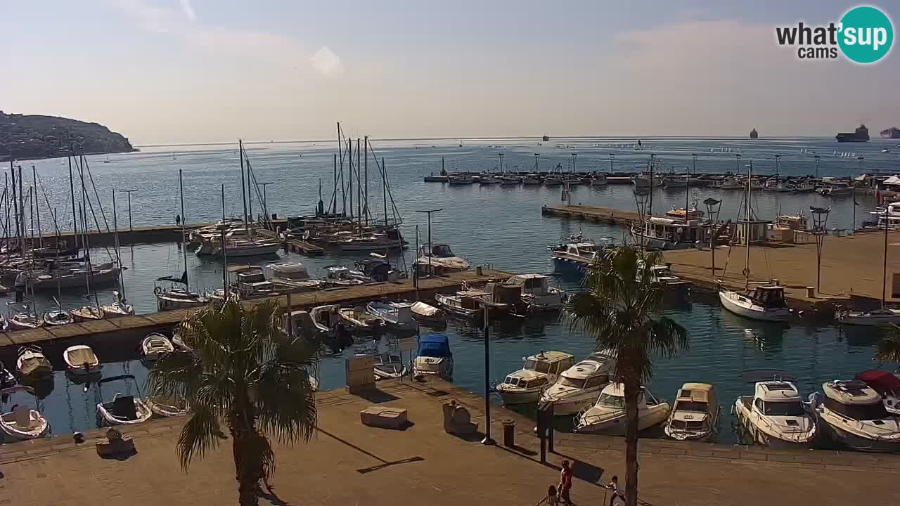 Web kamera Koper – marina i promenada – hotel Grand Koper