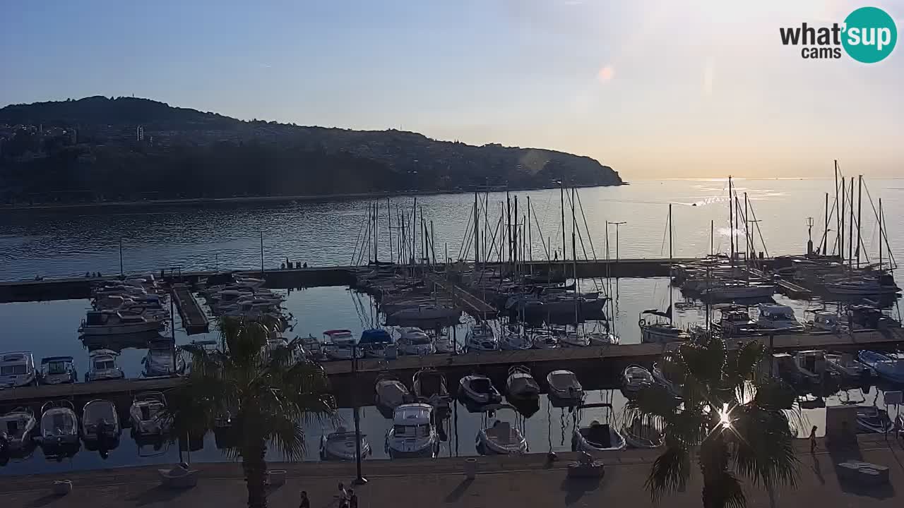 Der Hafen von Koper Live-Webcam – Kreuzfahrt- und Frachthafen – Slowenien