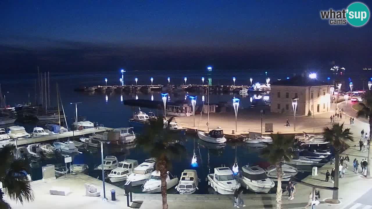 Webcam Capodistria – marina e lungo mare dall’Hotel Grand Koper