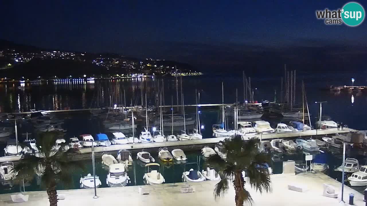 Webcam Capodistria – marina e lungo mare dall’Hotel Grand Koper