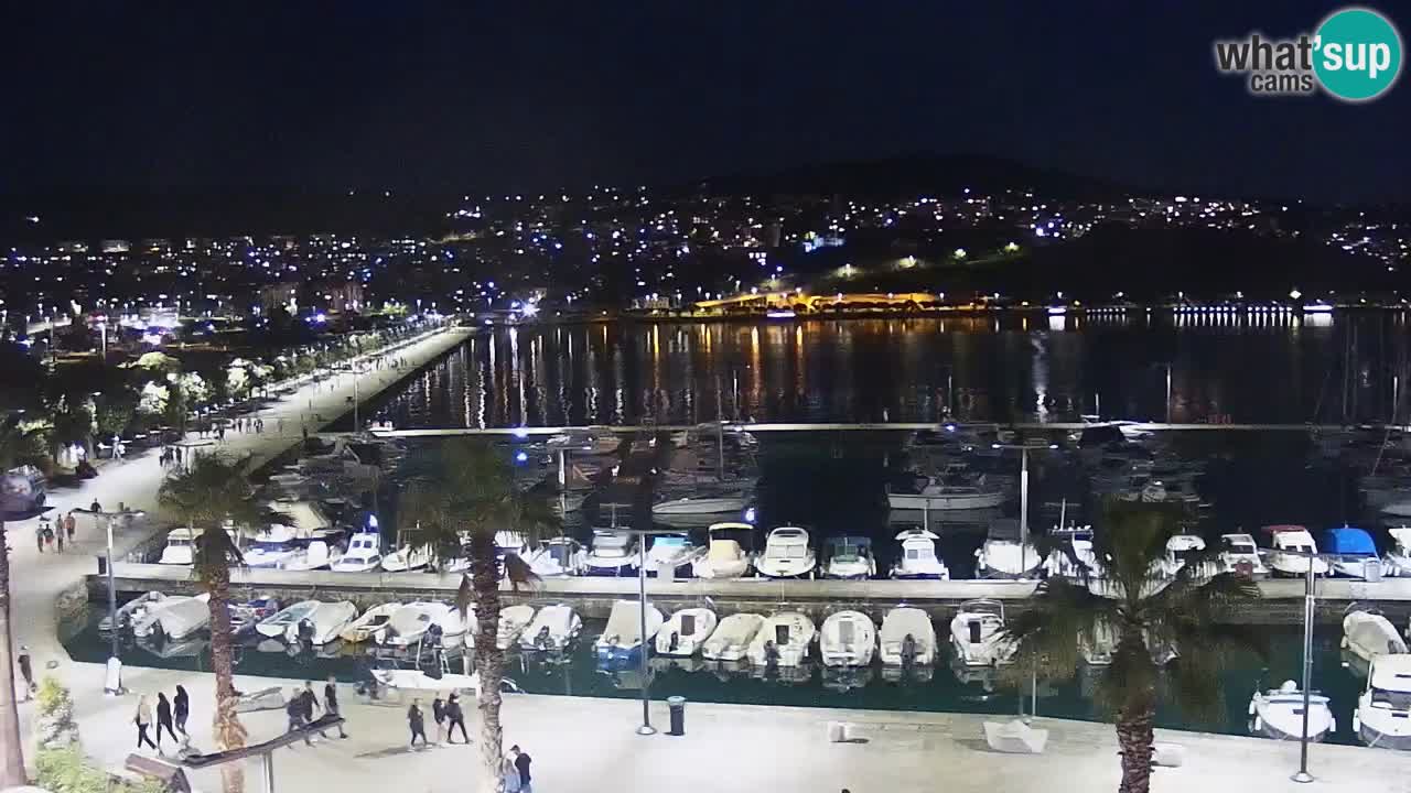 Webcam Capodistria – marina e lungo mare dall’Hotel Grand Koper