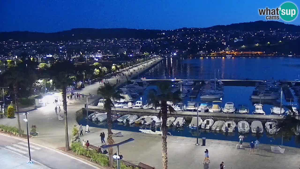 Webcam en direct du port de Koper – port de croisière et de fret – Slovénie