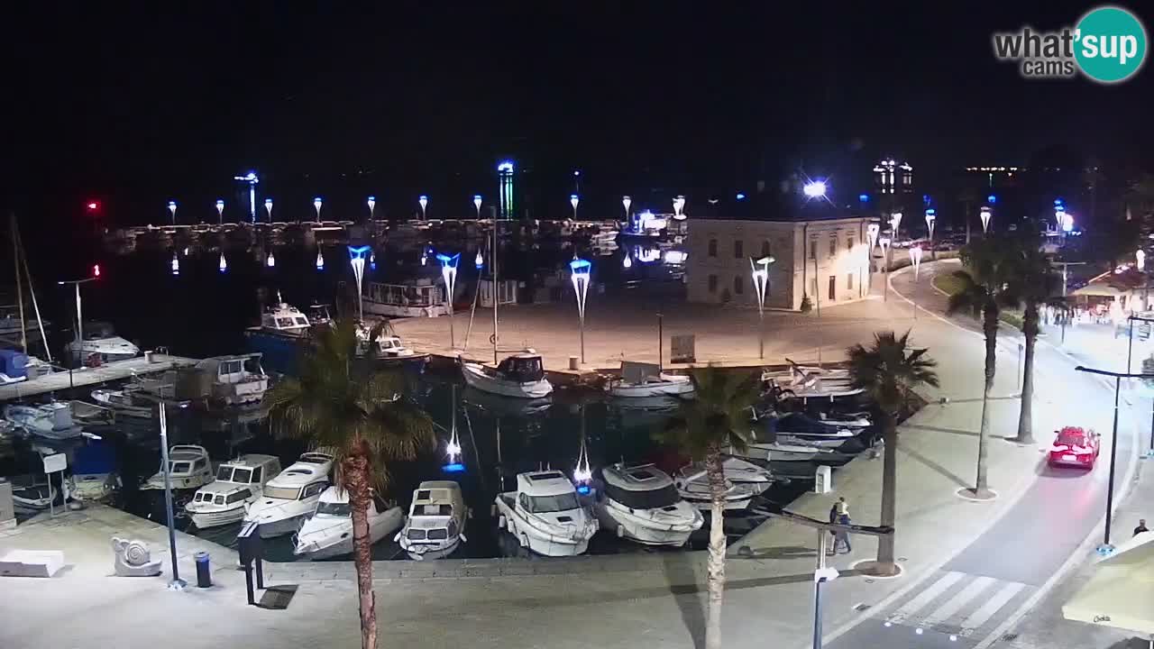 Webcam Capodistria – marina e lungo mare dall’Hotel Grand Koper