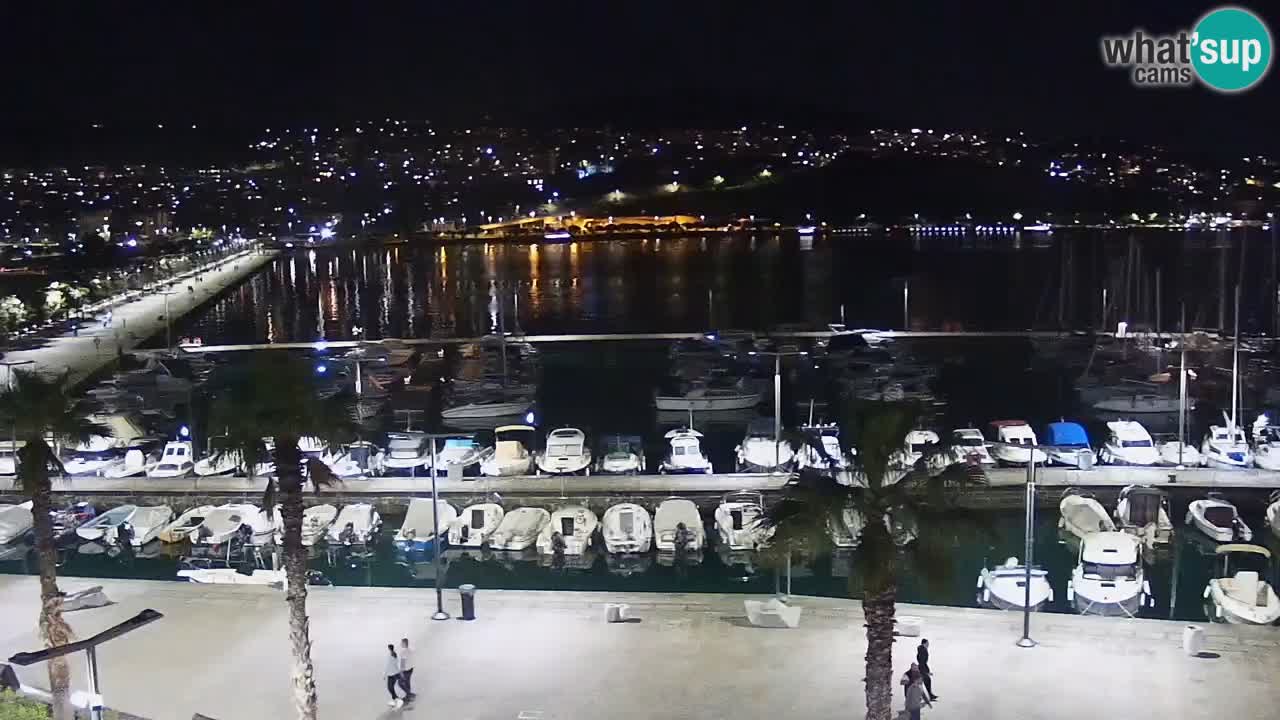Web kamera Koper – marina i promenada – hotel Grand Koper