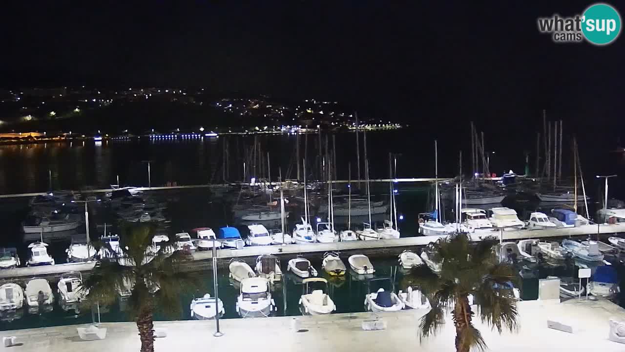 Webcam Capodistria – marina e lungo mare dall’Hotel Grand Koper