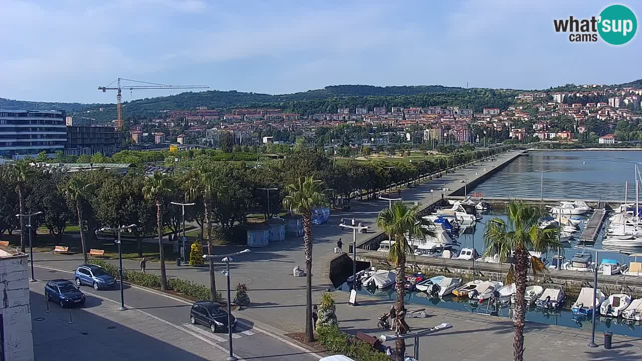 Webcam en vivo del Puerto de Koper – puerto de carga y cruceros – Eslovenia