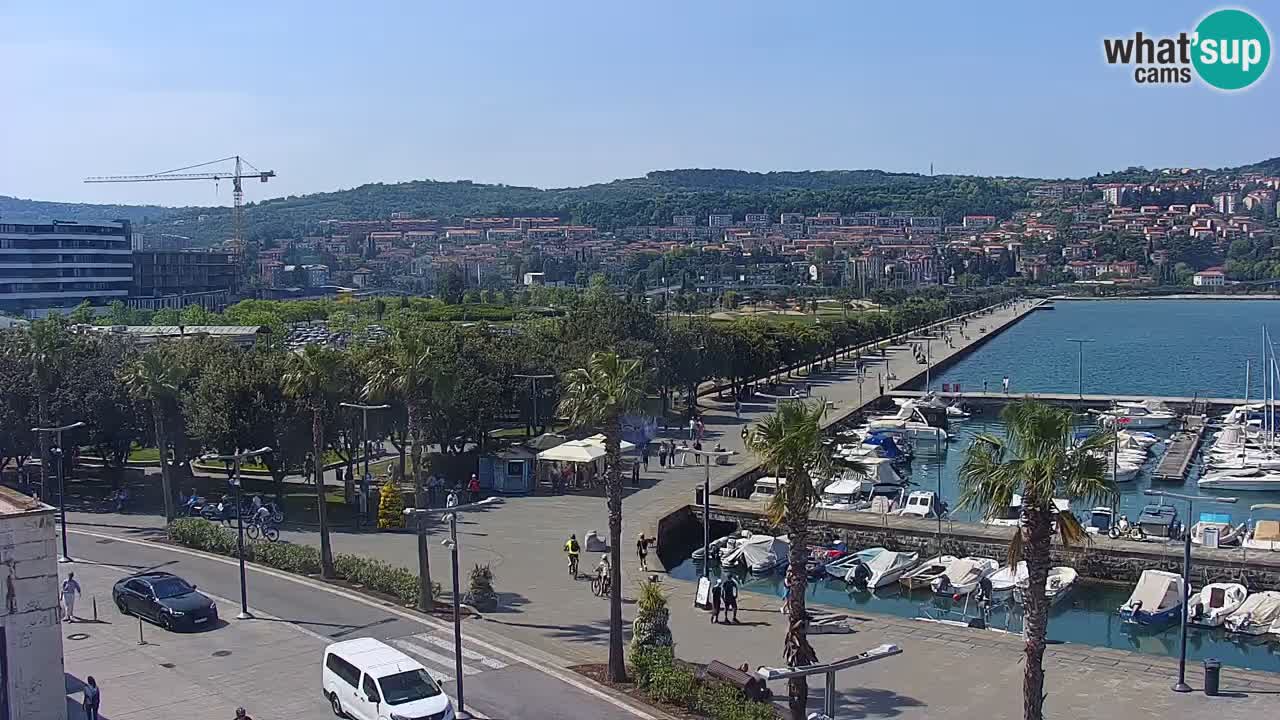 The Port of Koper live webcam – cruise and cargo port – Slovenia