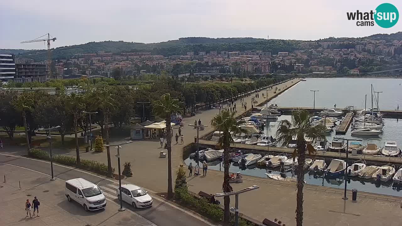 The Port of Koper live webcam – cruise and cargo port – Slovenia