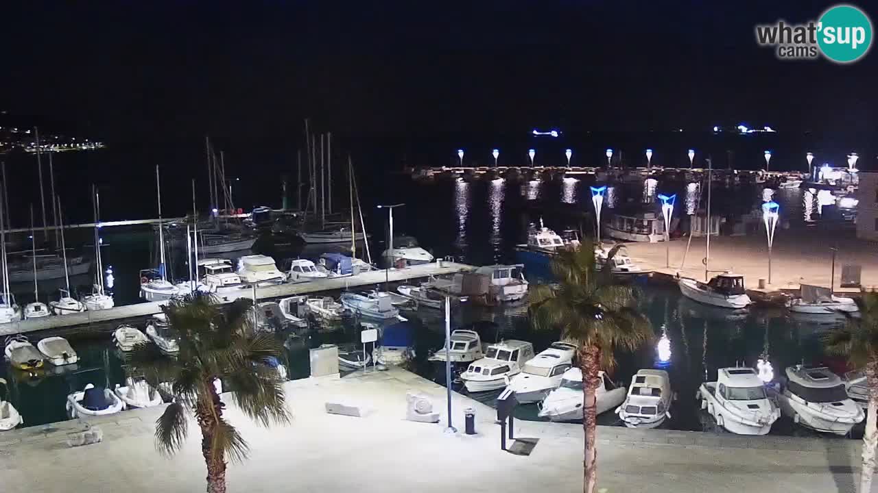 Webcam Capodistria – marina e lungo mare dall’Hotel Grand Koper