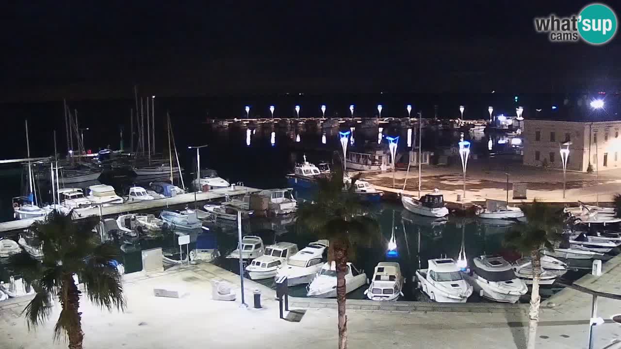 Il porto di Koper – Capodistria live webcam – porto crociere e mercantile – Slovenia
