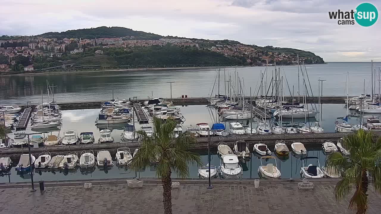 Luka Kopar uživo web kamera – Turistički terminal i teretna luka – Slovenija