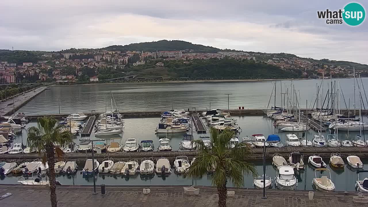 Il porto di Koper – Capodistria live webcam – porto crociere e mercantile – Slovenia