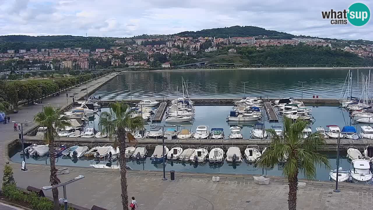 Webcam Capodistria – marina e lungo mare dall’Hotel Grand Koper