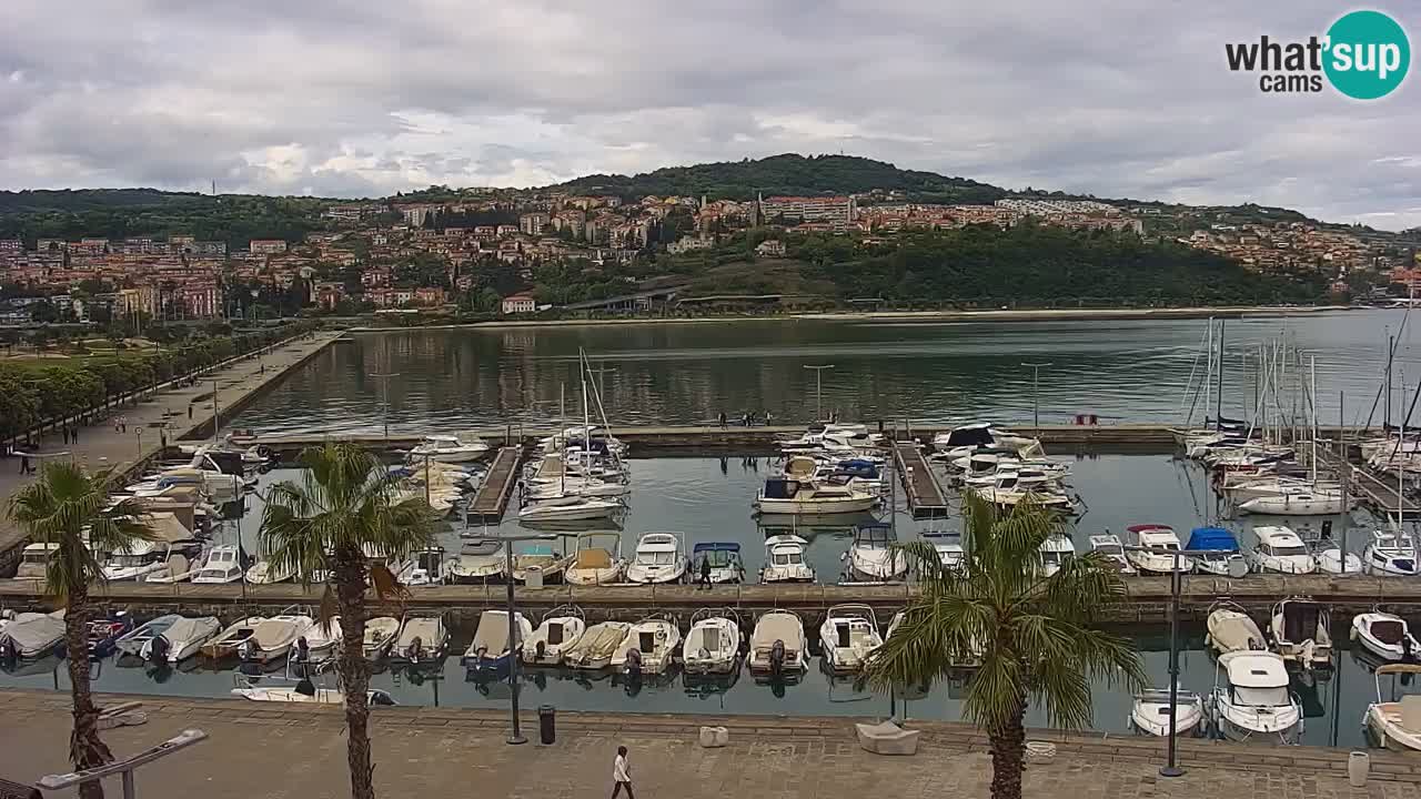 Luka Kopar uživo web kamera – Turistički terminal i teretna luka – Slovenija