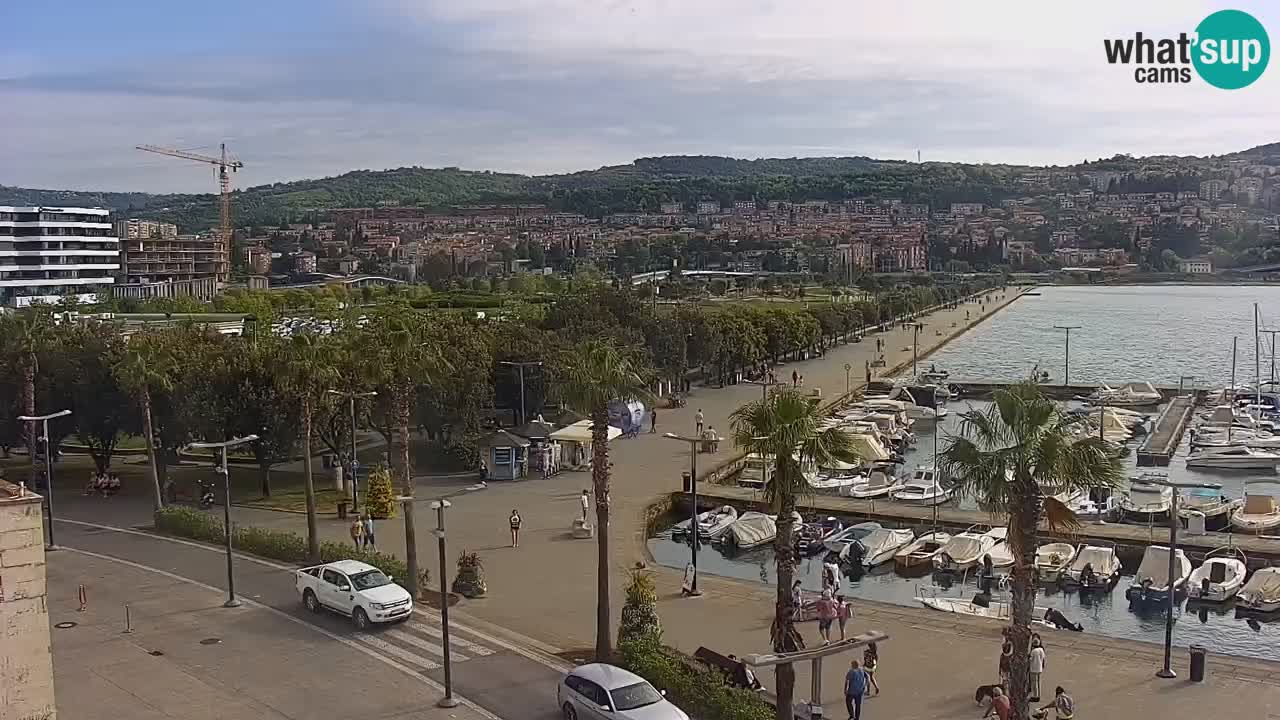 Webcam en vivo del Puerto de Koper – puerto de carga y cruceros – Eslovenia