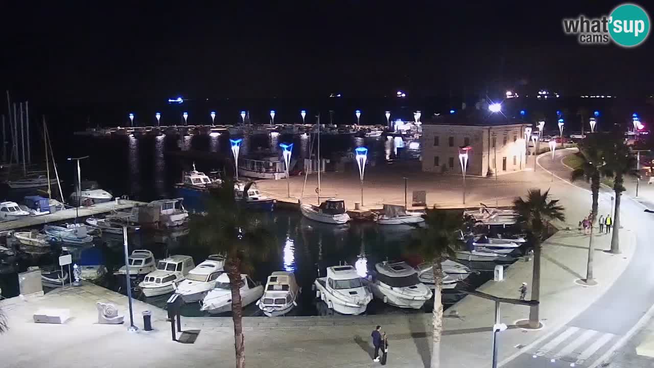 Web kamera Koper – marina i promenada – hotel Grand Koper