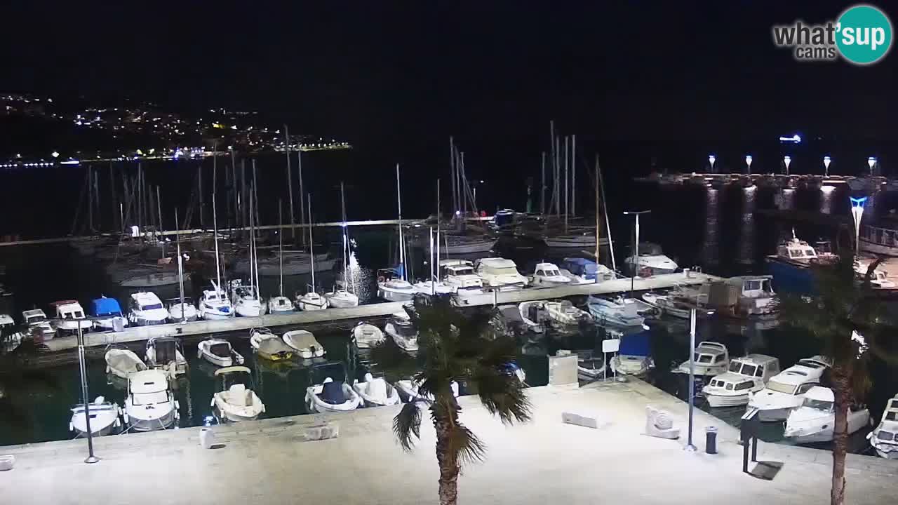 Webcam Capodistria – marina e lungo mare dall’Hotel Grand Koper
