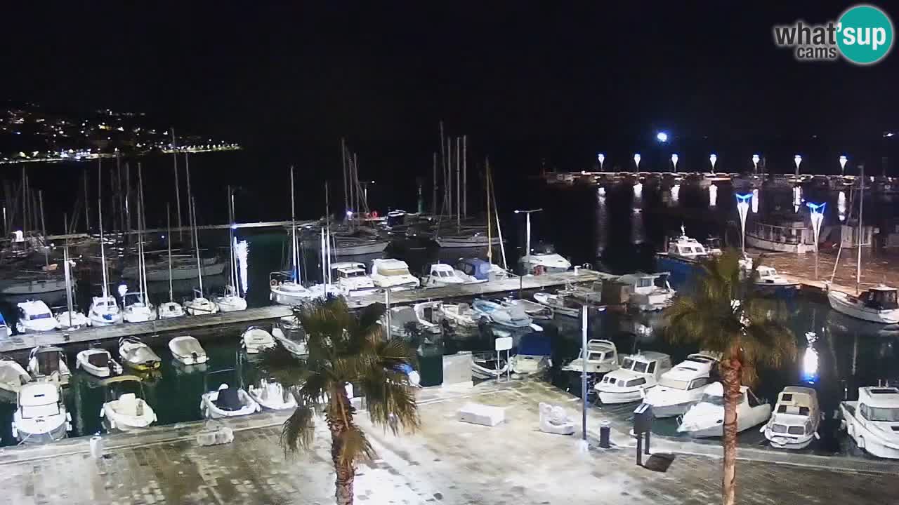 Luka Kopar uživo web kamera – Turistički terminal i teretna luka – Slovenija