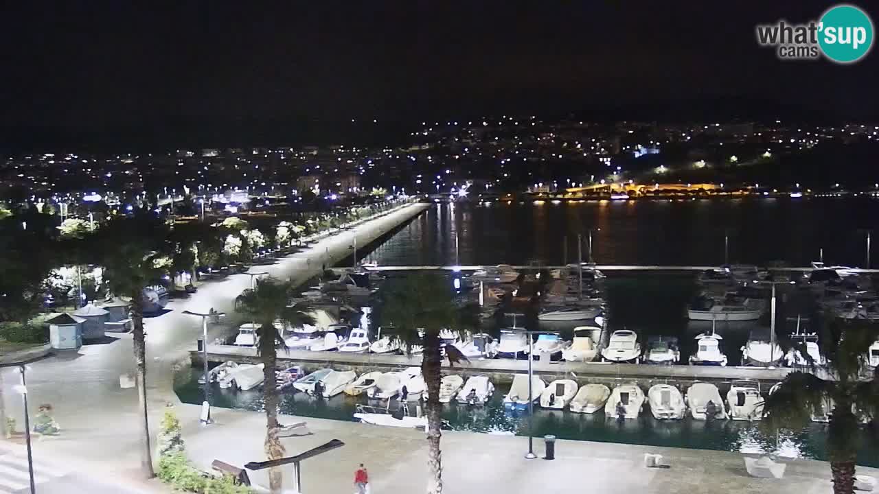 Spletna kamera Koper – Panorama na marino in promenado s Hotela Grand Koper