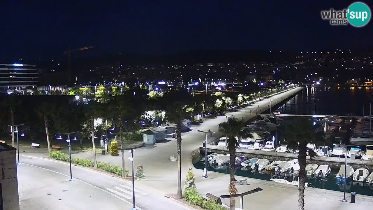 Webcam en direct du port de Koper – port de croisière et de fret – Slovénie
