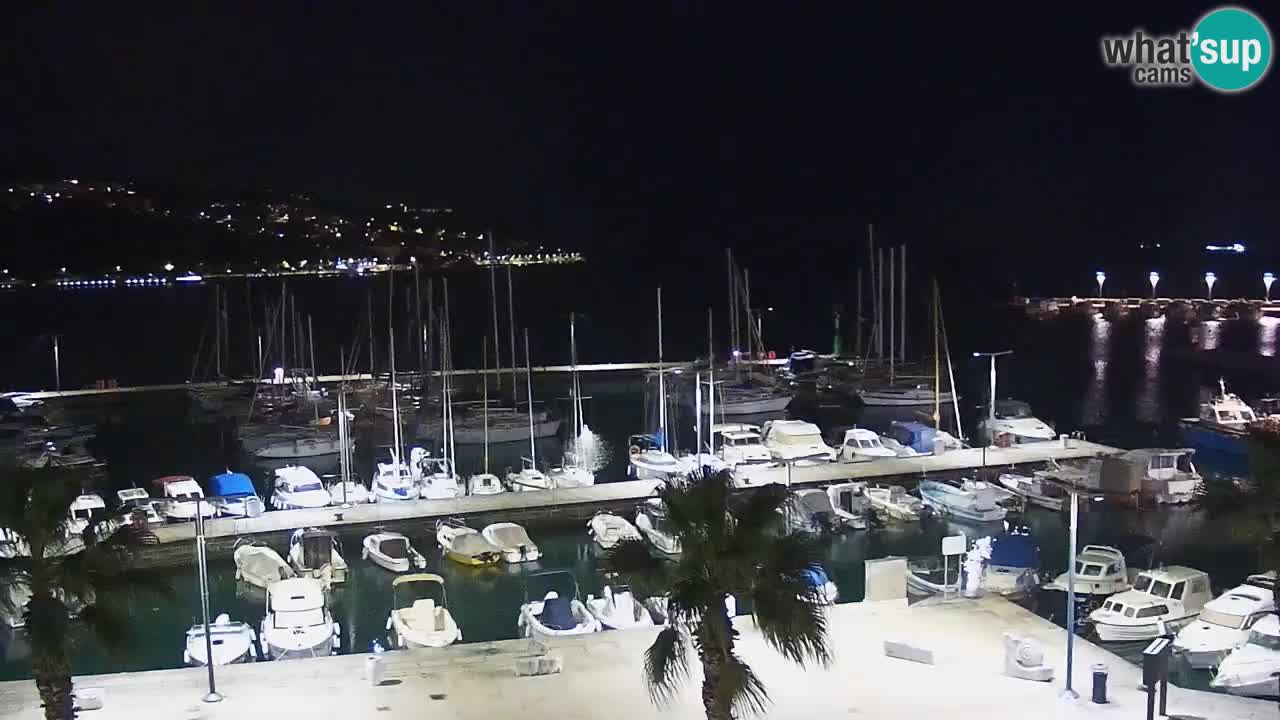 Spletna kamera Luka Koper v živo – Potniški terminal in tovorno pristanišče – Slovenija