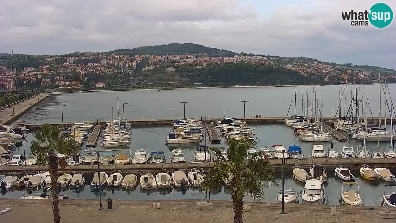 Webcam en vivo del Puerto de Koper – puerto de carga y cruceros – Eslovenia