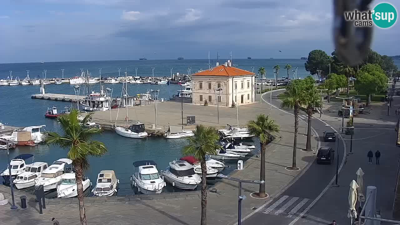 Der Hafen von Koper Live-Webcam – Kreuzfahrt- und Frachthafen – Slowenien