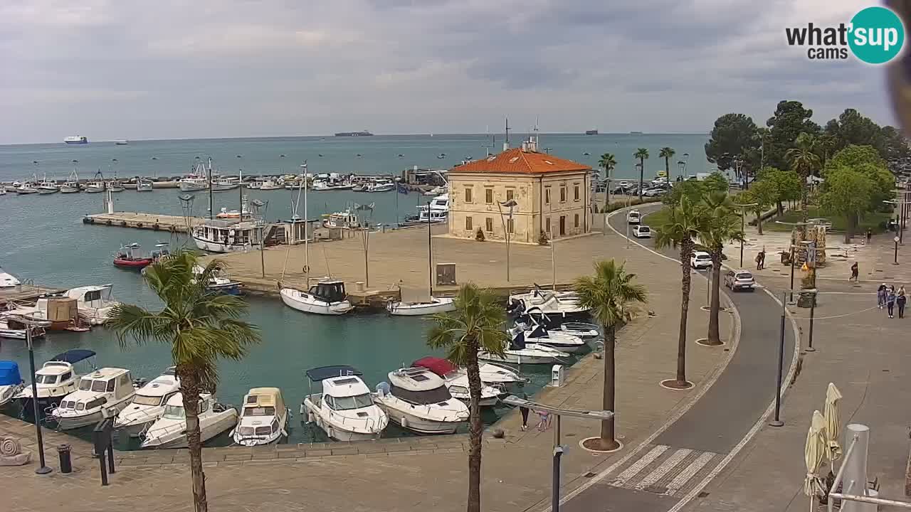 The Port of Koper live webcam – cruise and cargo port – Slovenia