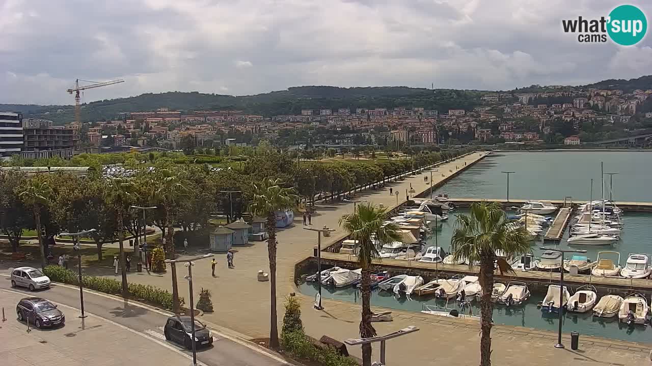Il porto di Koper – Capodistria live webcam – porto crociere e mercantile – Slovenia