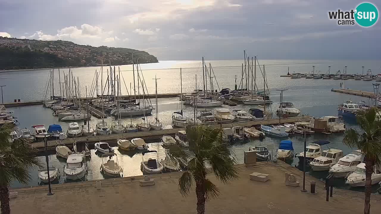 Webcam Capodistria – marina e lungo mare dall’Hotel Grand Koper