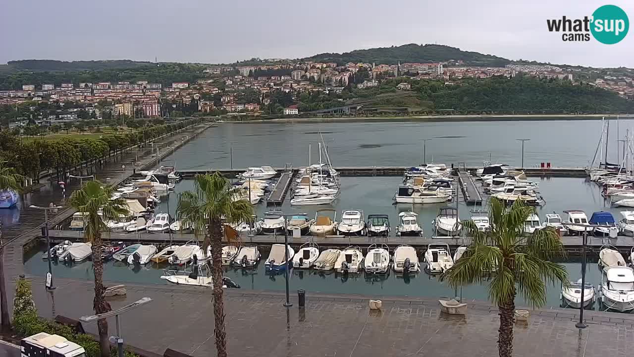 Luka Kopar uživo web kamera – Turistički terminal i teretna luka – Slovenija