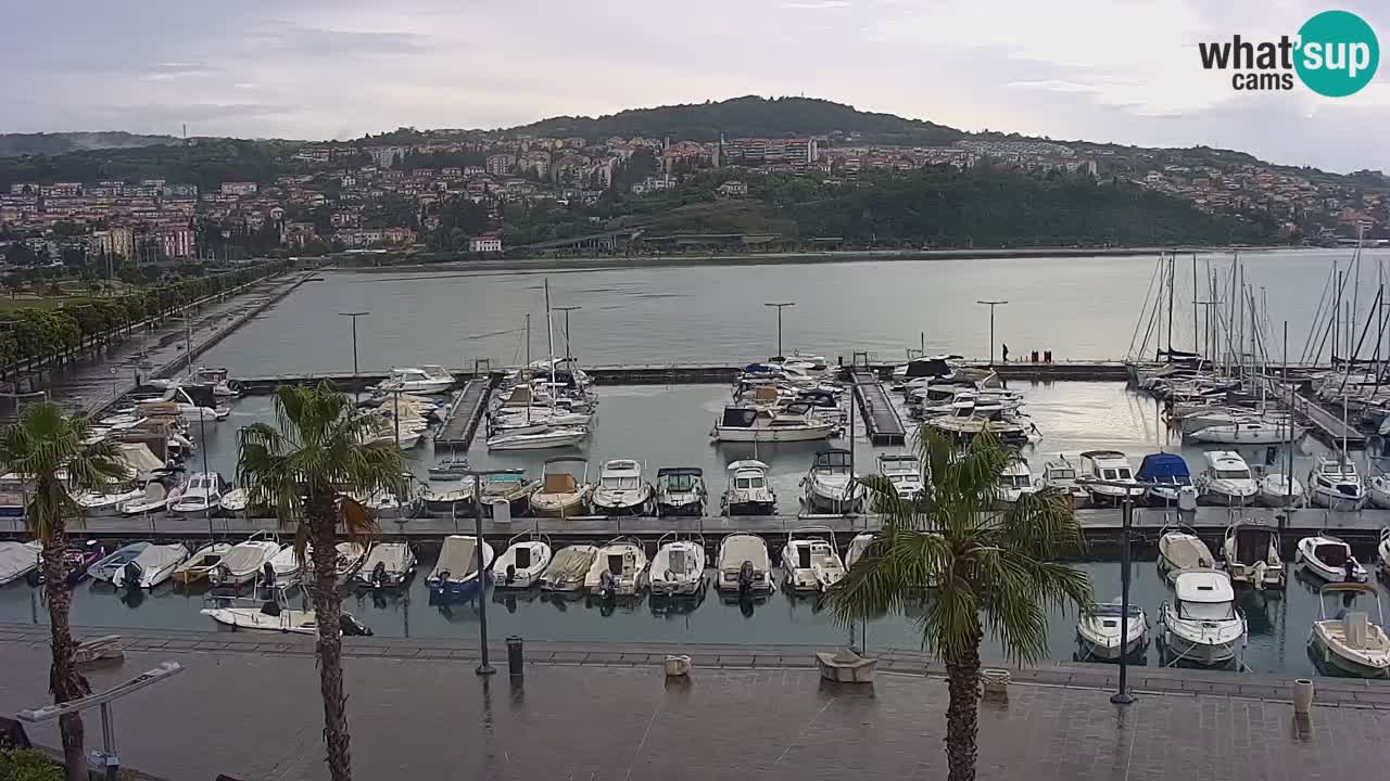Il porto di Koper – Capodistria live webcam – porto crociere e mercantile – Slovenia