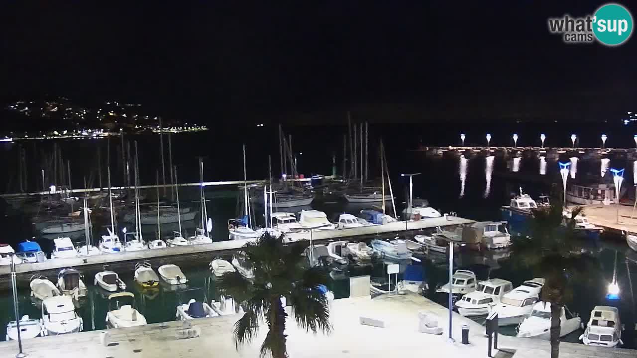 Webcam en direct du port de Koper – port de croisière et de fret – Slovénie