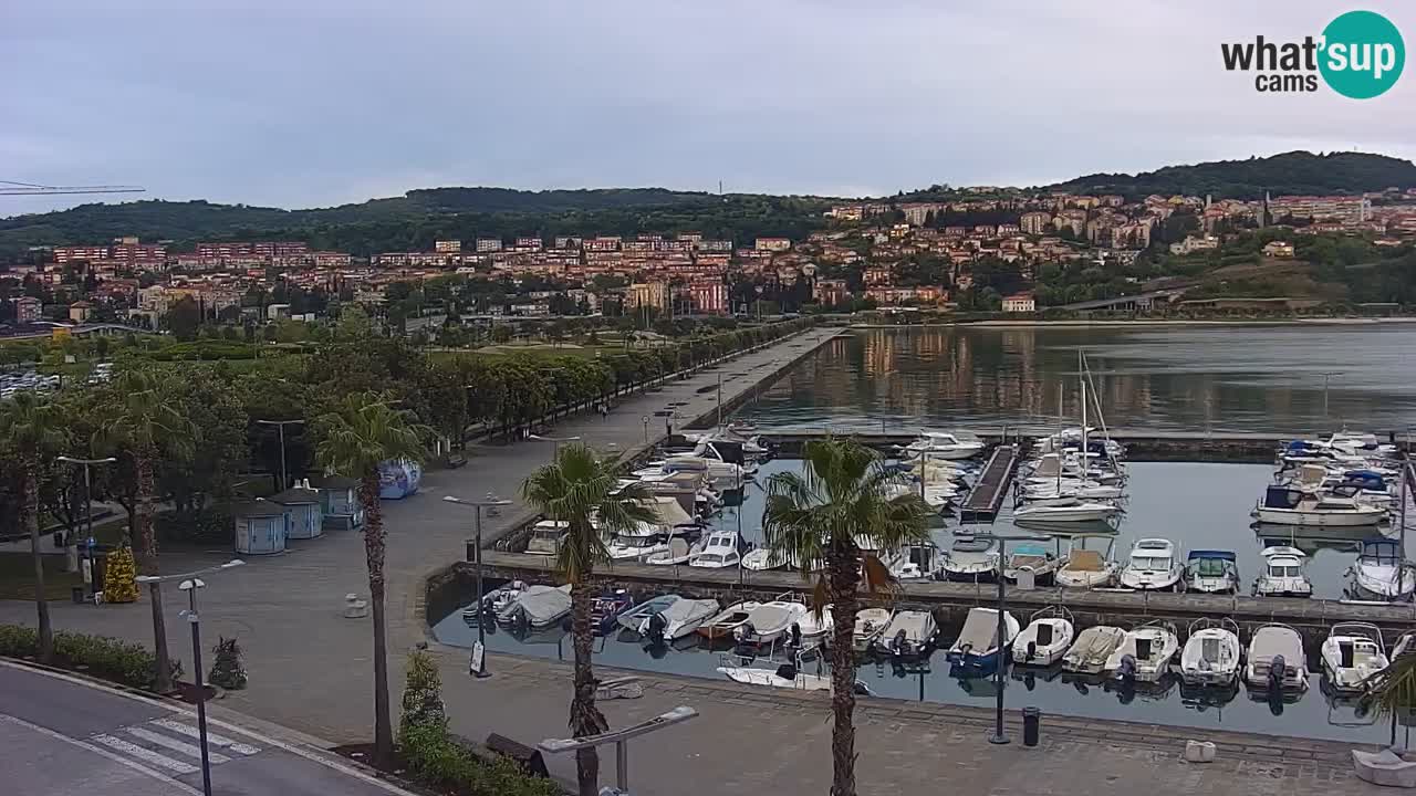 Il porto di Koper – Capodistria live webcam – porto crociere e mercantile – Slovenia