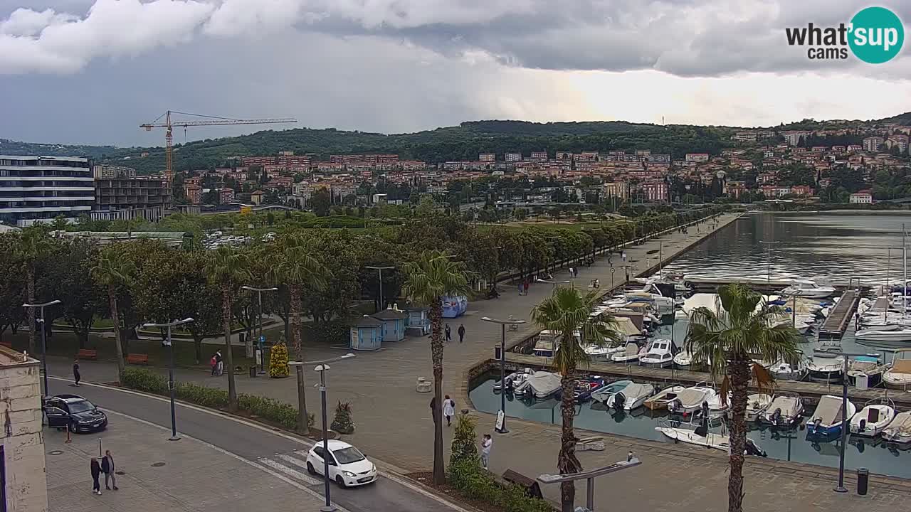 Webcam en vivo del Puerto de Koper – puerto de carga y cruceros – Eslovenia