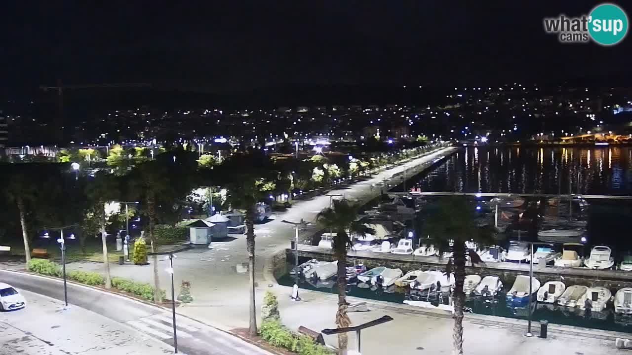Webcam Capodistria – marina e lungo mare dall’Hotel Grand Koper