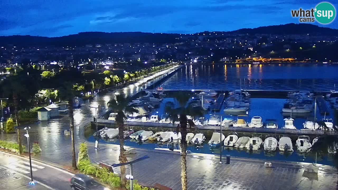 Spletna kamera Luka Koper v živo – Potniški terminal in tovorno pristanišče – Slovenija