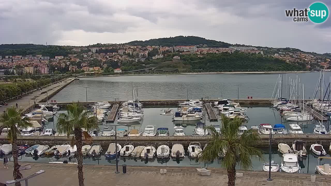 Web kamera Koper – marina i promenada – hotel Grand Koper