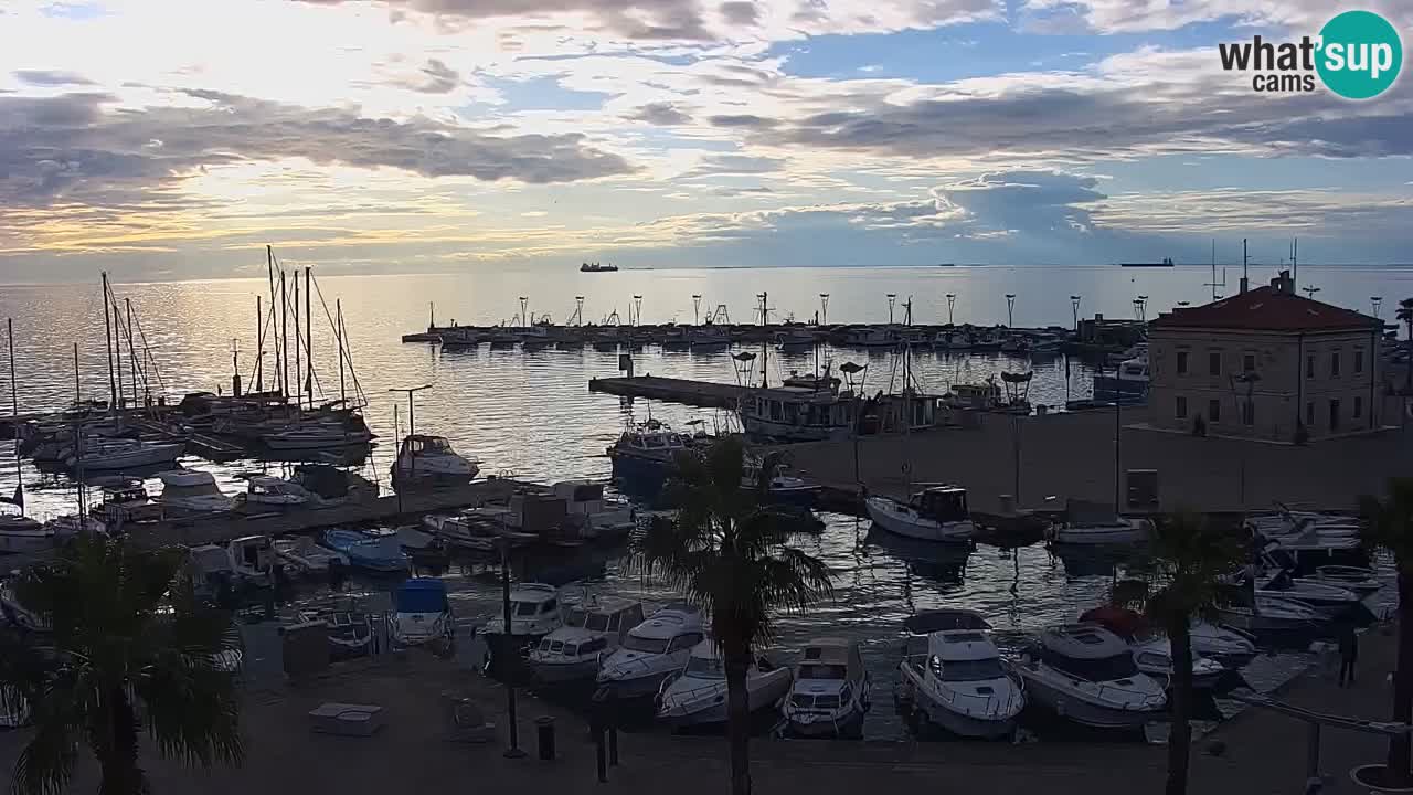 Der Hafen von Koper Live-Webcam – Kreuzfahrt- und Frachthafen – Slowenien