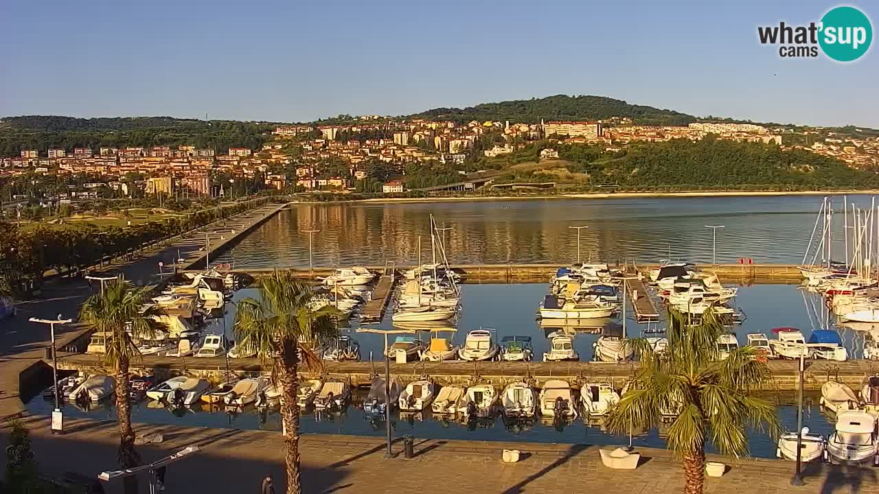 The Port of Koper live webcam – cruise and cargo port – Slovenia