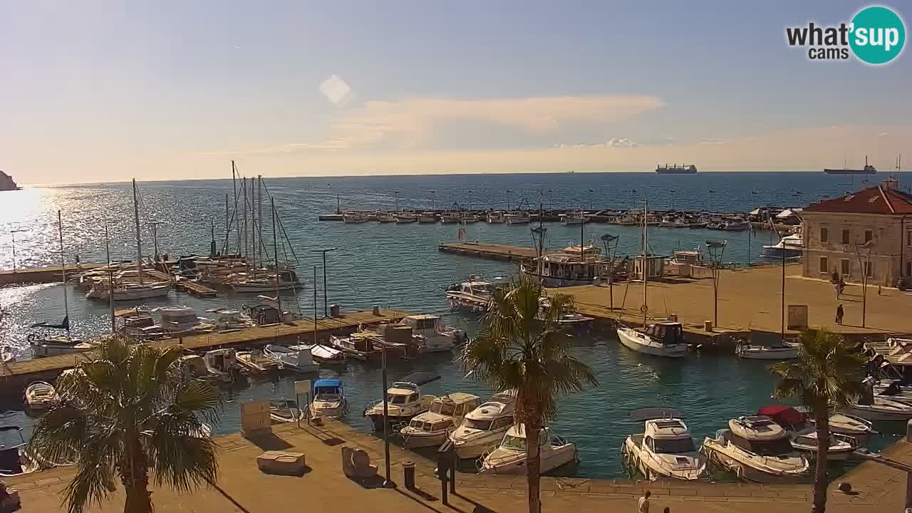 Web kamera Koper – marina i promenada – hotel Grand Koper