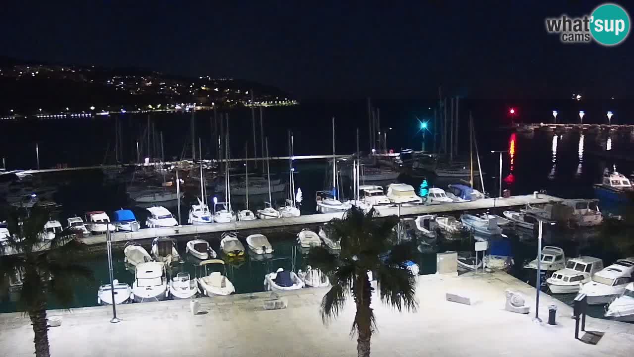 Web kamera Koper – marina i promenada – hotel Grand Koper