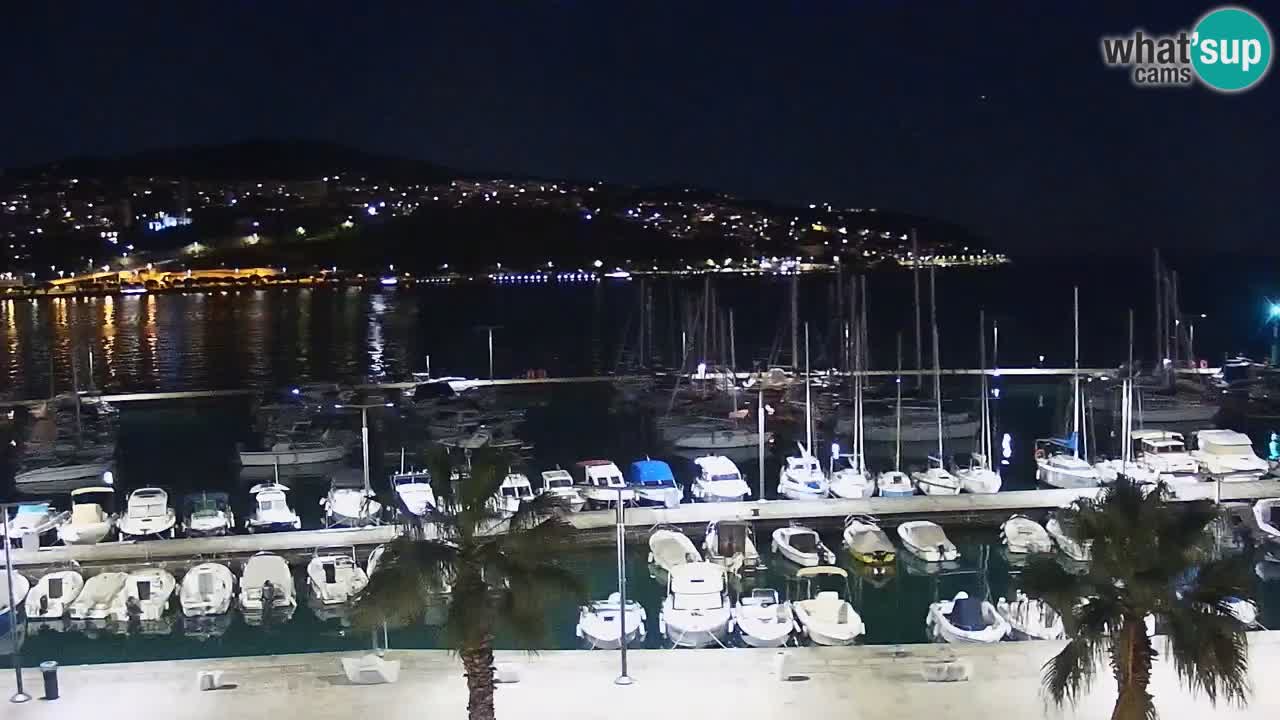 Camera en vivo Koper – puerto deportivo y paseo marítimo desde el Hotel Grand Koper