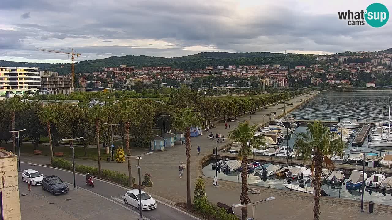 Webcam en vivo del Puerto de Koper – puerto de carga y cruceros – Eslovenia