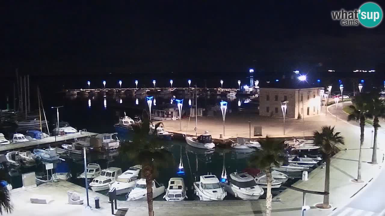 Il porto di Koper – Capodistria live webcam – porto crociere e mercantile – Slovenia