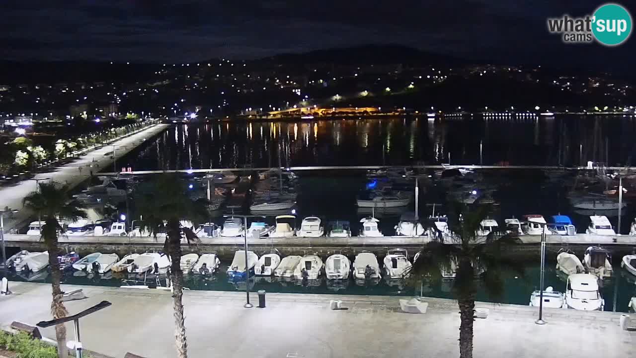 Spletna kamera Luka Koper v živo – Potniški terminal in tovorno pristanišče – Slovenija